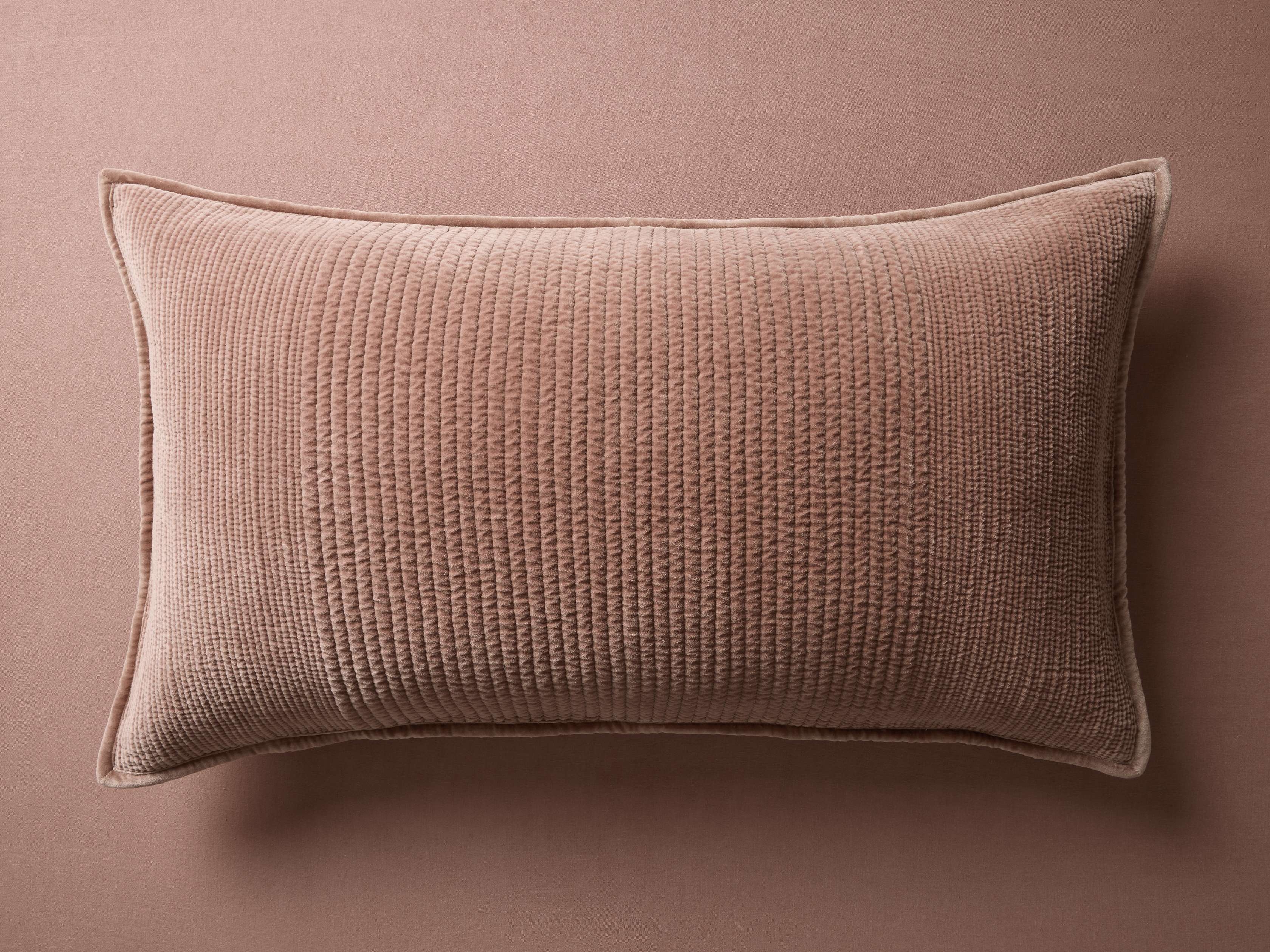 Daria Sham Velvet Standard in Brown  Clay  - Image 0