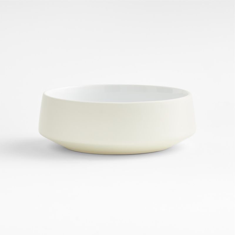 Tour White Porcelain Cereal Bowls, Set of 8 - Image 5