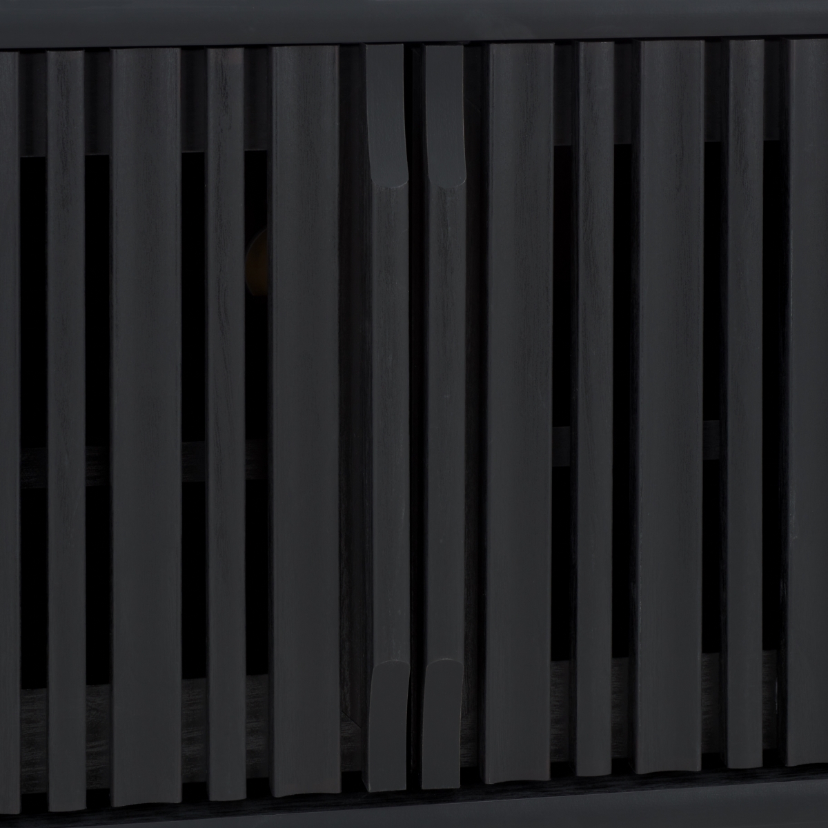 Enid 4 Door Media Stand - Black - Safavieh - Image 3