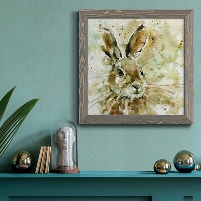 Hare In Spring-Premium Framed Canvas - Ready To Hang - Image 0