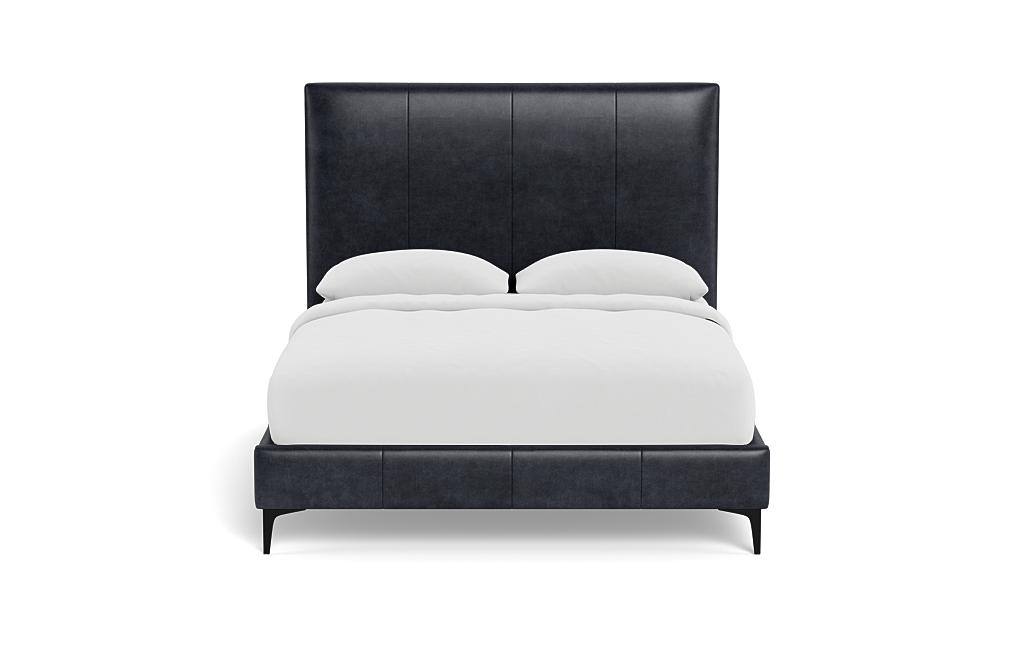 Lowen Leather Upholstered Bed with Tufting Option - Image 0