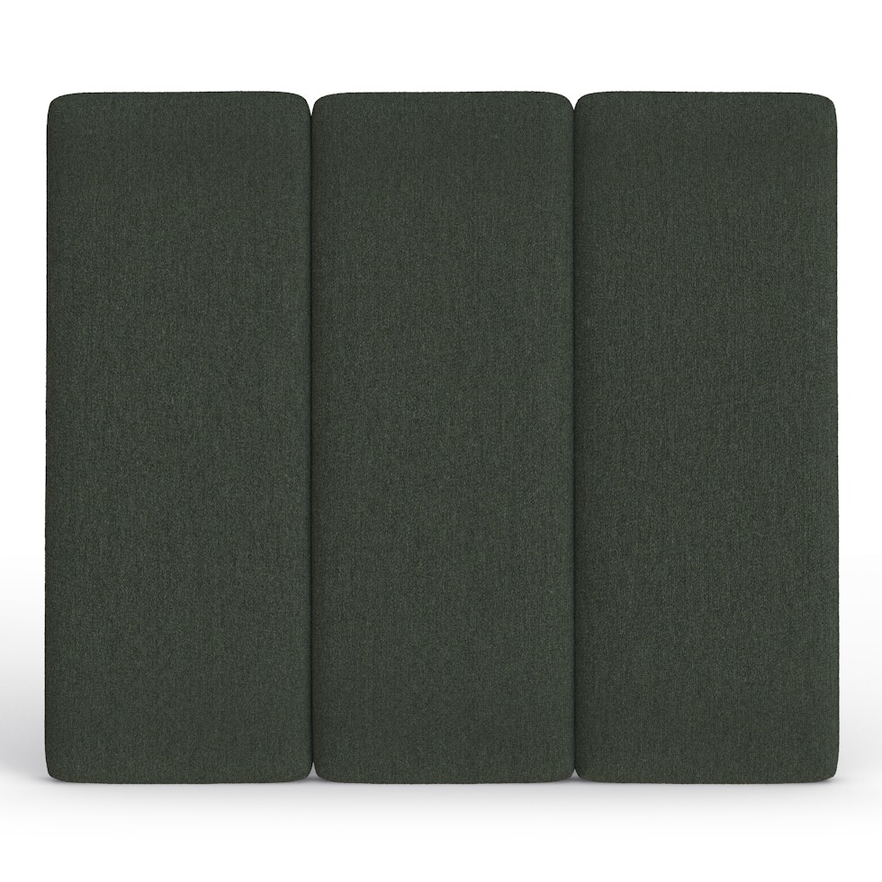 Noel Queen Tall Headboard - Green Wool Bouclé - Image 2