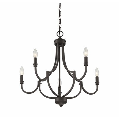 Brownlow 5 - Light Candle Style Empire Chandelier - Image 0