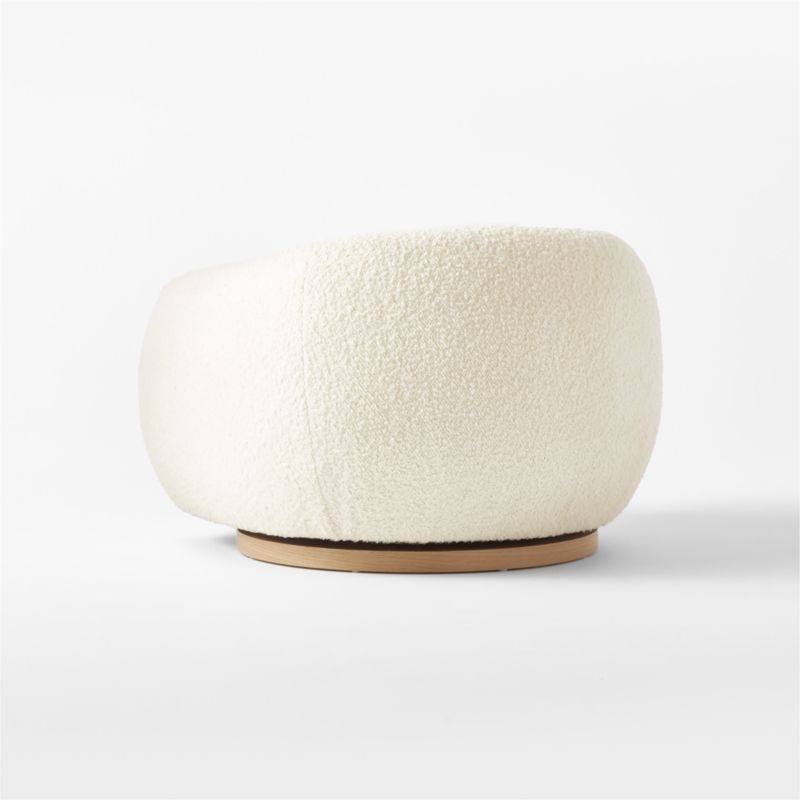 Laszlo Swivel Chair Bloce Cream by Ross Cassidy - Image 5