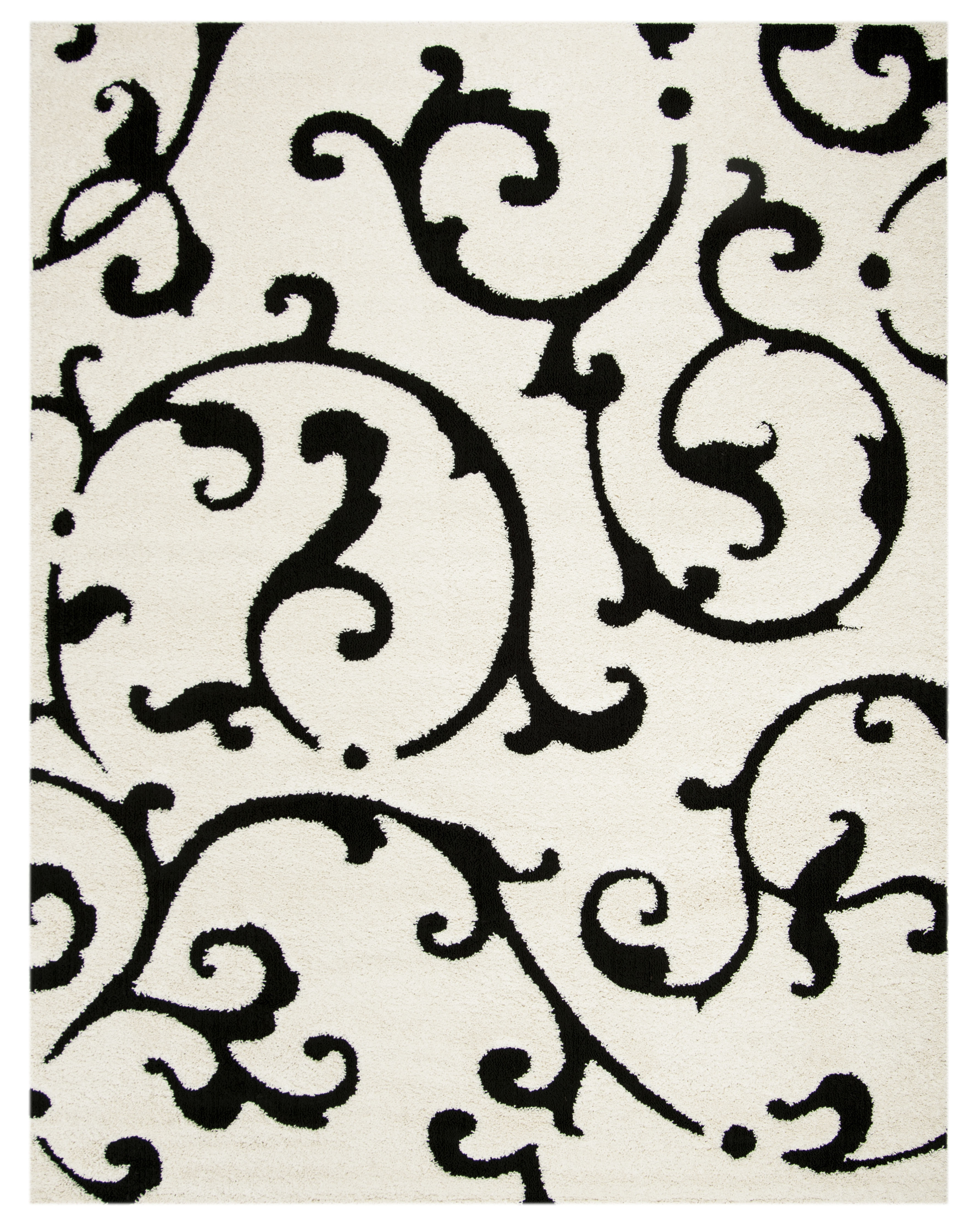 Arlo Home Woven Area Rug, SG476-1290, Ivory/Black,  8' X 10' - Image 0
