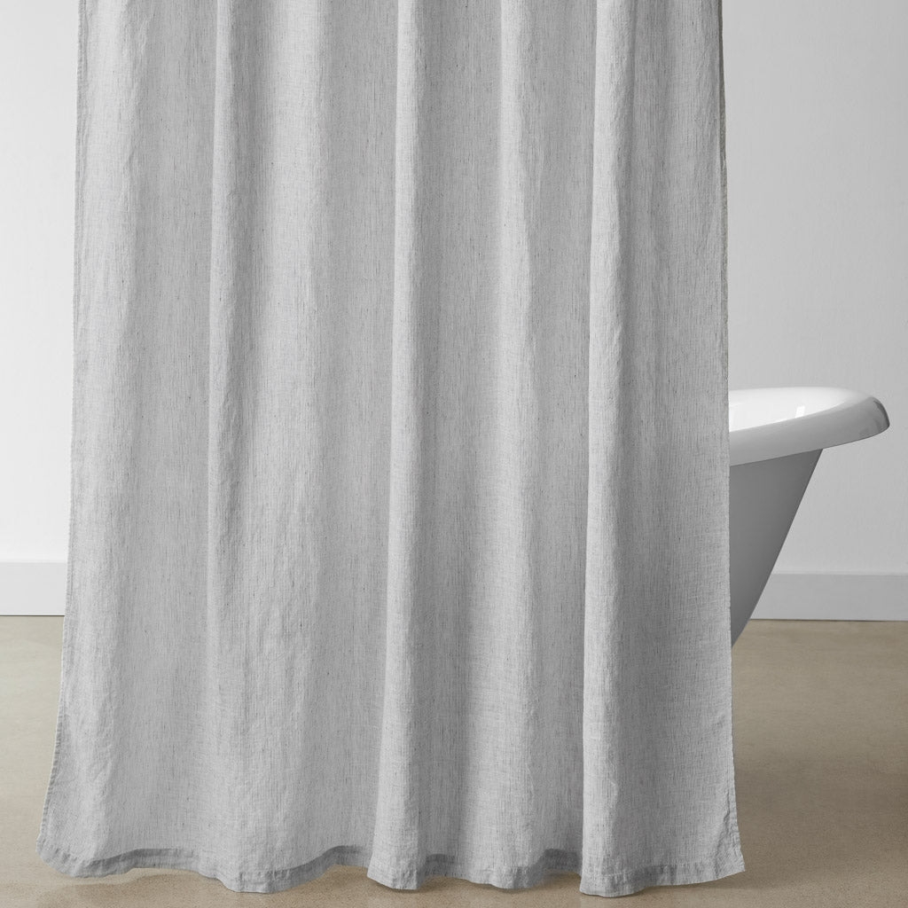 The Citizenry Stonewashed Linen Shower Curtain | Blue - Image 0