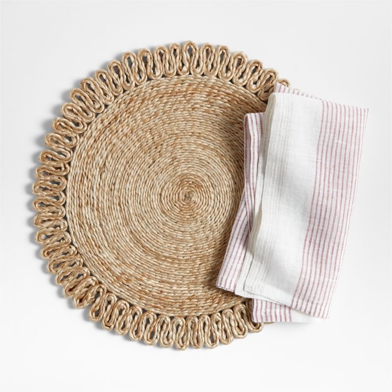 Caliente Round Woven Jute Placemat - Image 3
