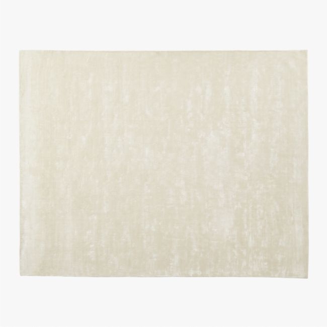 Anders Ivory TENCEL™ Lyocell Area Rug 6'x9' - Image 0