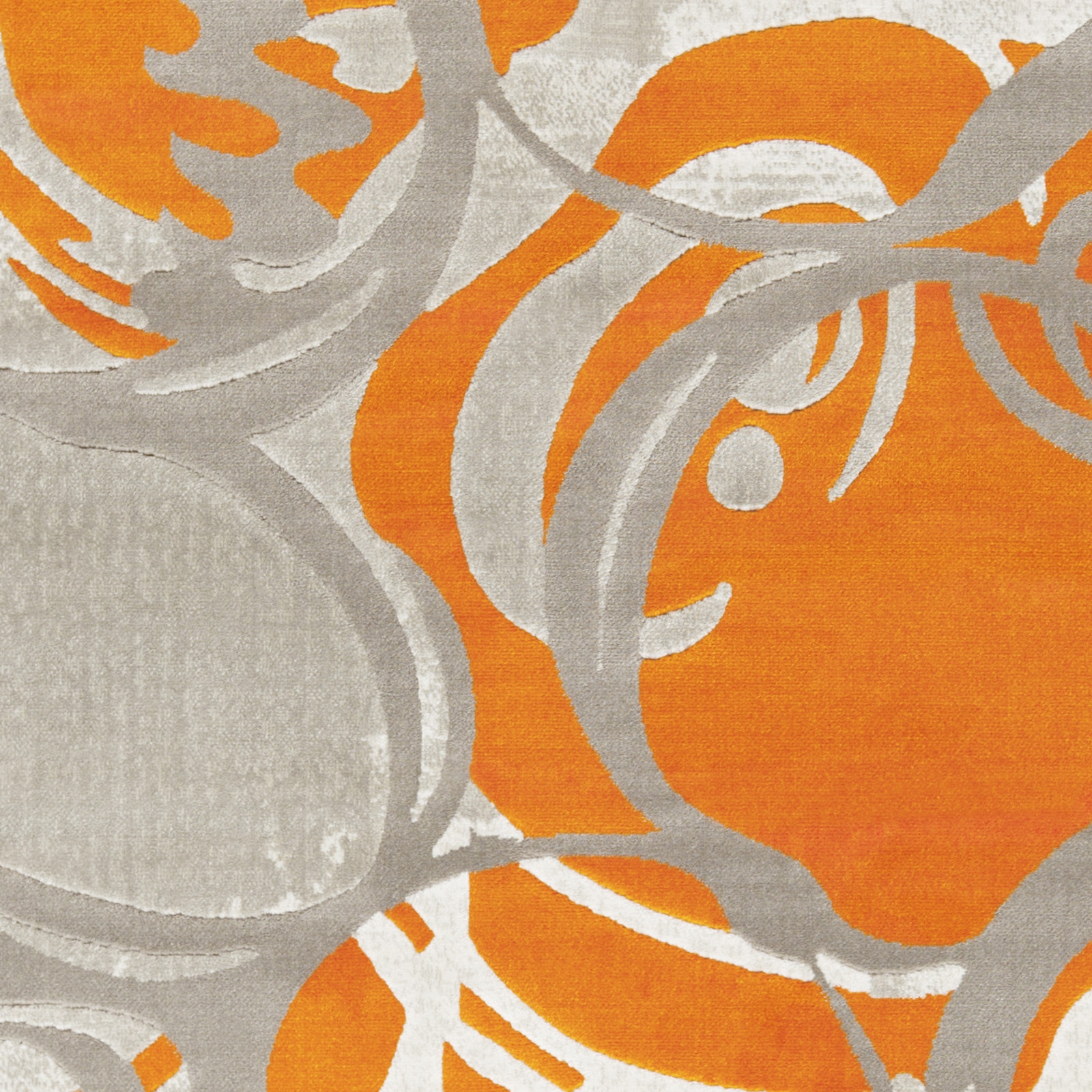 Jax Orange Indoor 2'2" x 2'11" Machine Woven Rug - Image 3