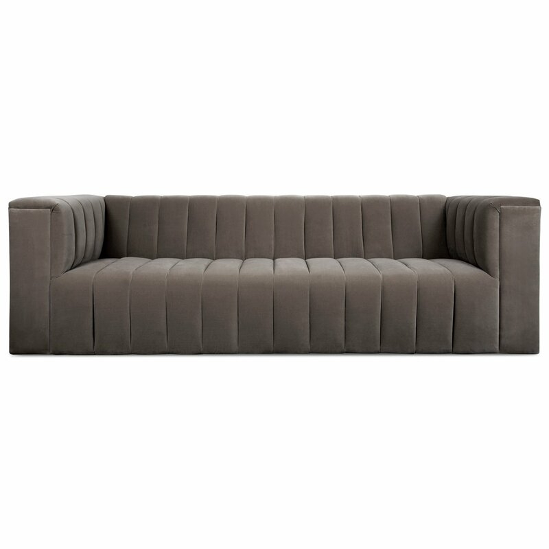 Monaco Sofa Upholstery: Dark Gray - Image 0