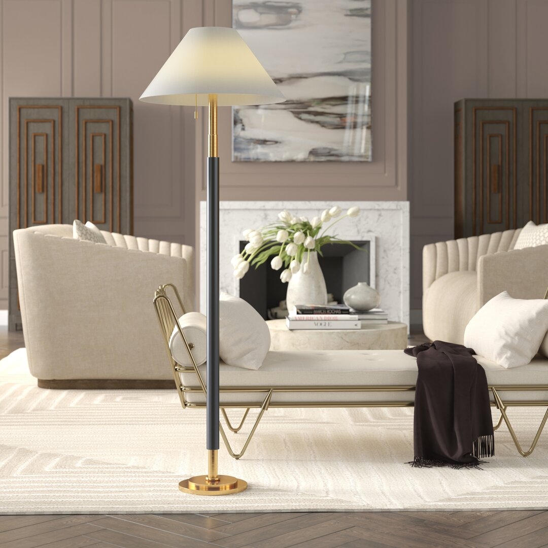 Visual Comfort Signature Ralph Lauren Garner 2 Light Traditional Floor Lamp - Image 1