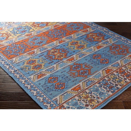 Sajal Orange Indoor 9' x 13' Handmade Rug - Image 2
