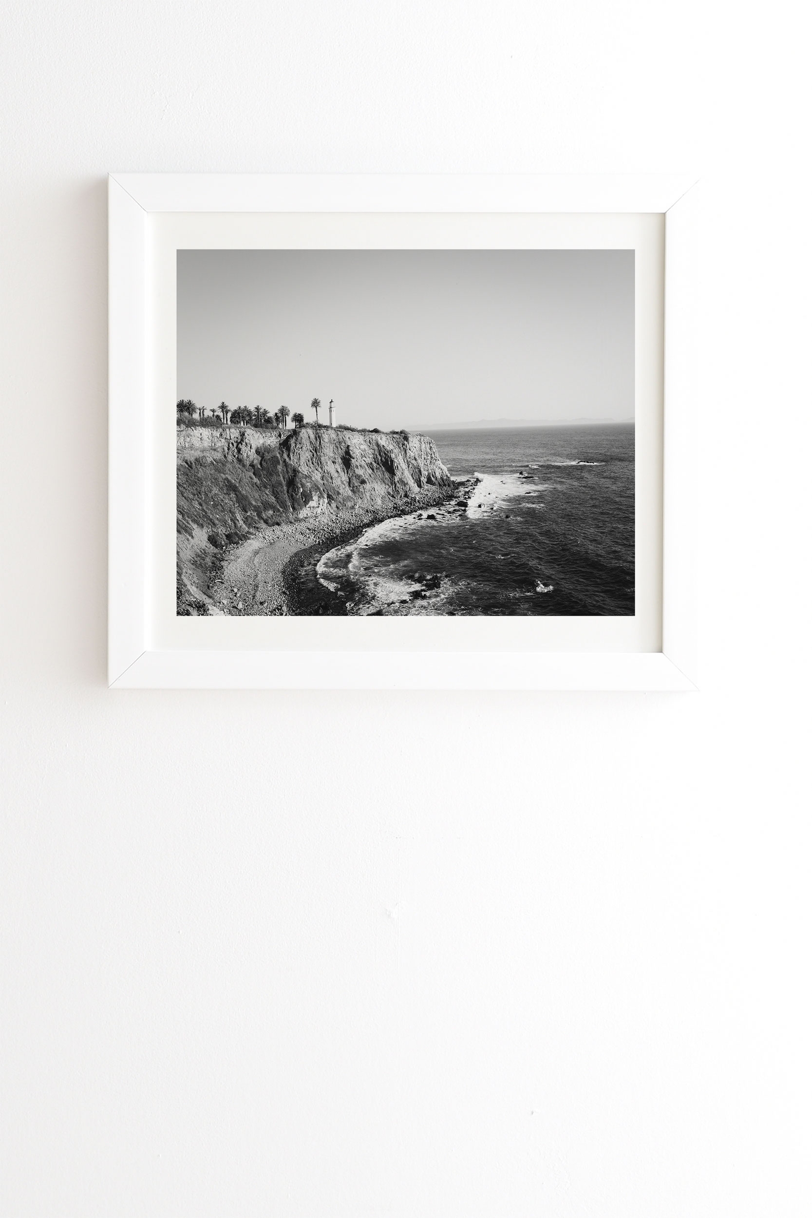 Palos Verdes by Ann Hudec - Framed Wall Art Basic White 19" x 22.4" - Image 0