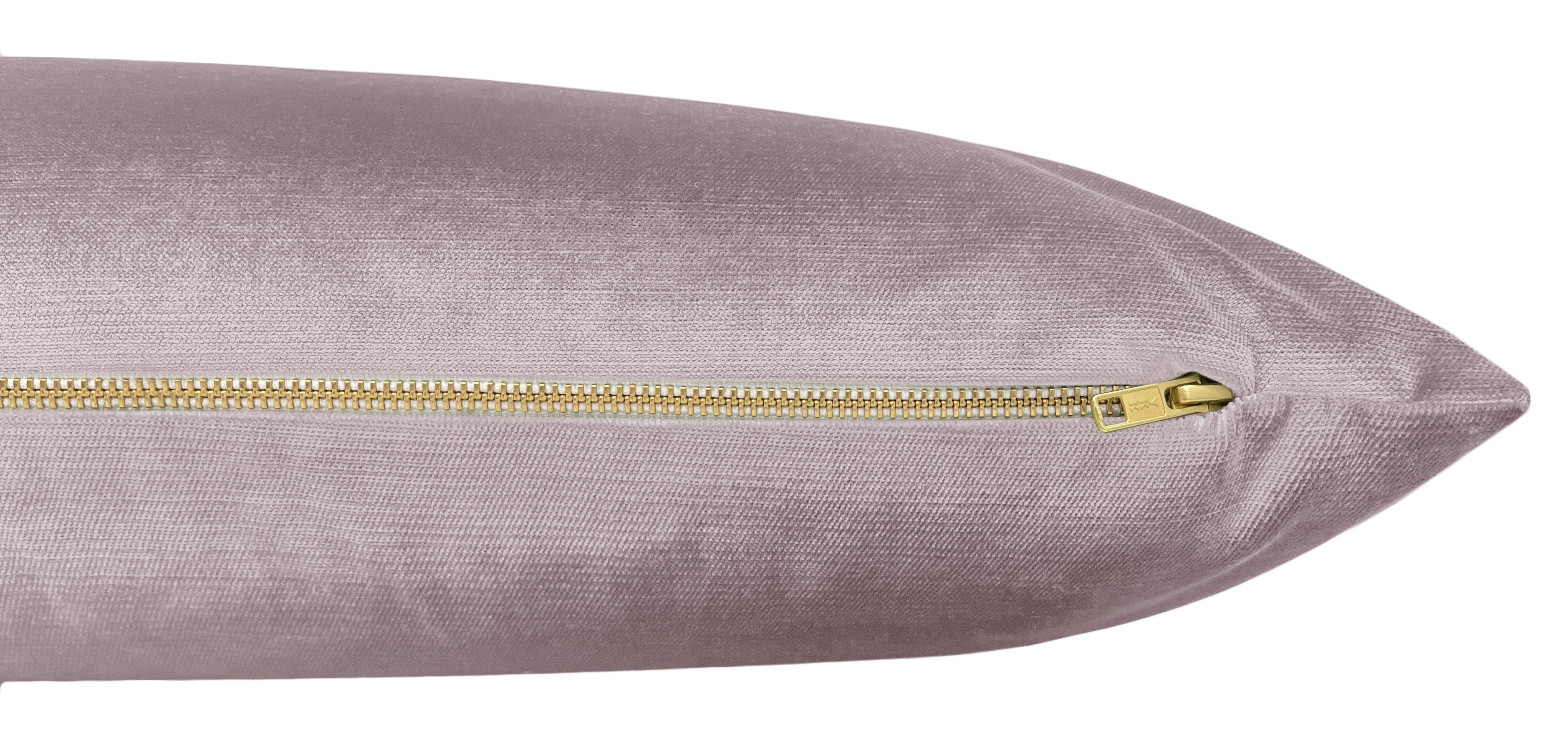 THE XL LUMBAR :: FAUX SILK VELVET // SMOKEY LAVENDER - BY THE YARD - Image 1