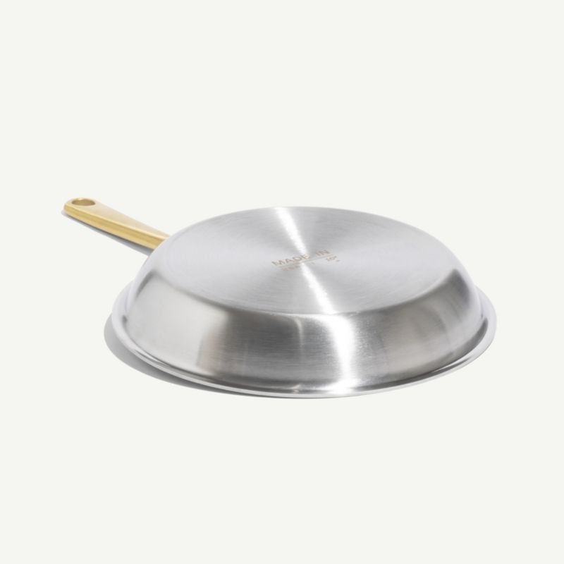 Made In CeramiClad™ Non-Stick 10" Fry Pan with Brass Hardware - Image 4