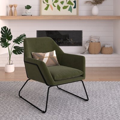 Strattford Velvet Accent Chair - Image 0