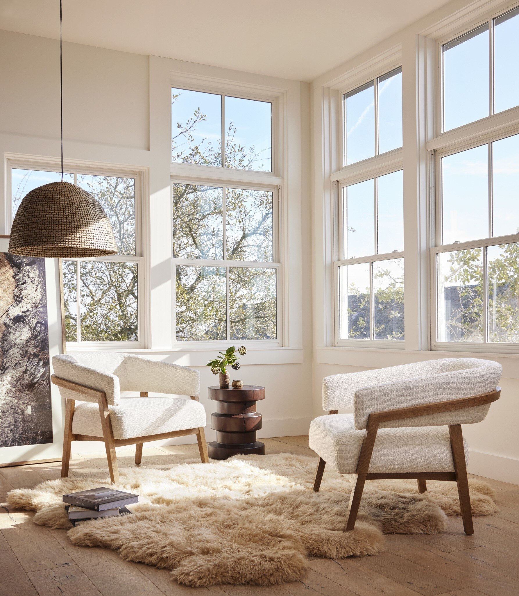 Lalo Lambskin Rug - Beige Lambskin - Image 5