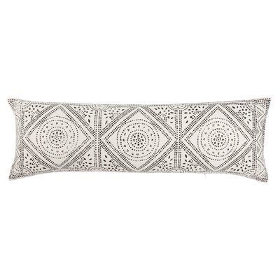 Swett Cotton Geometric Lumbar Pillow - Image 0