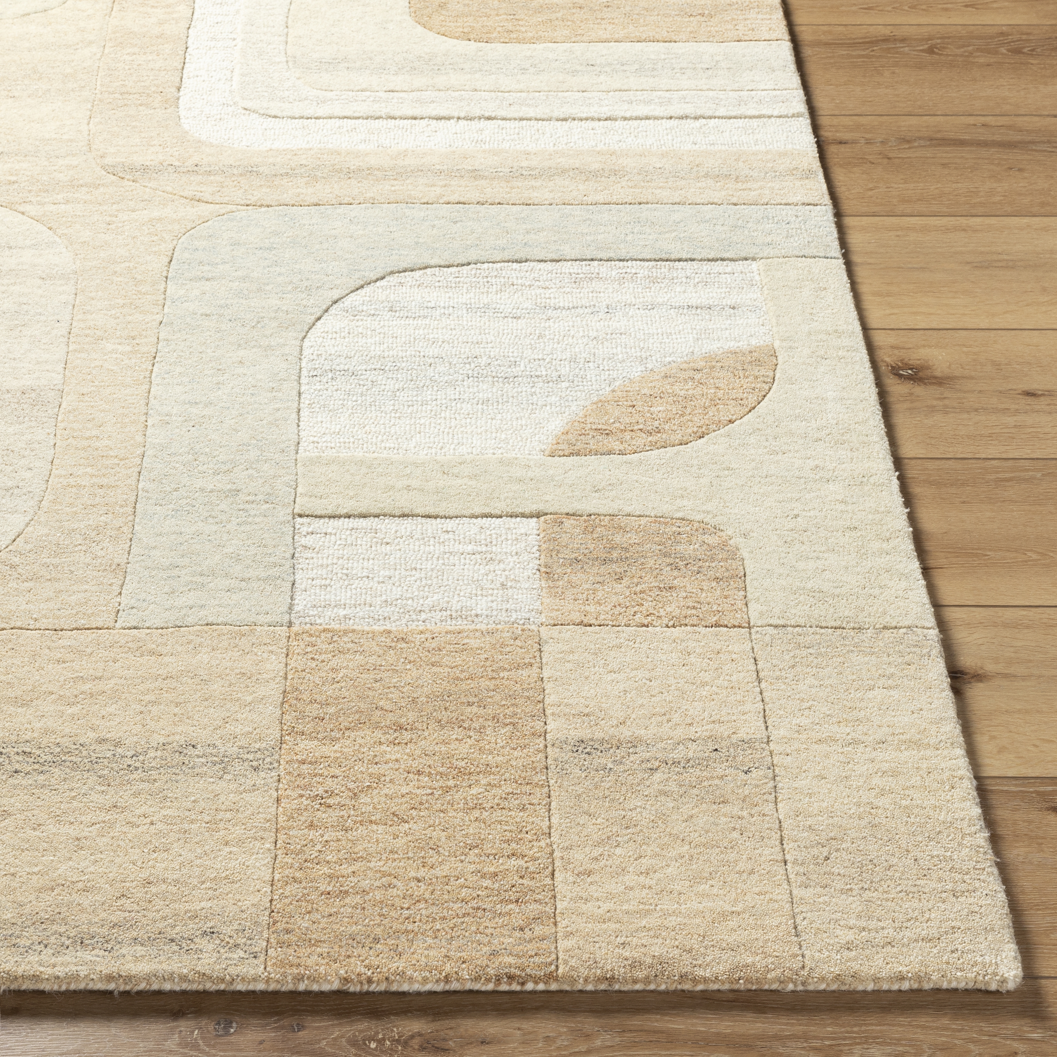 Brook Beige Indoor 2' x 3' Handmade Rug - Image 2