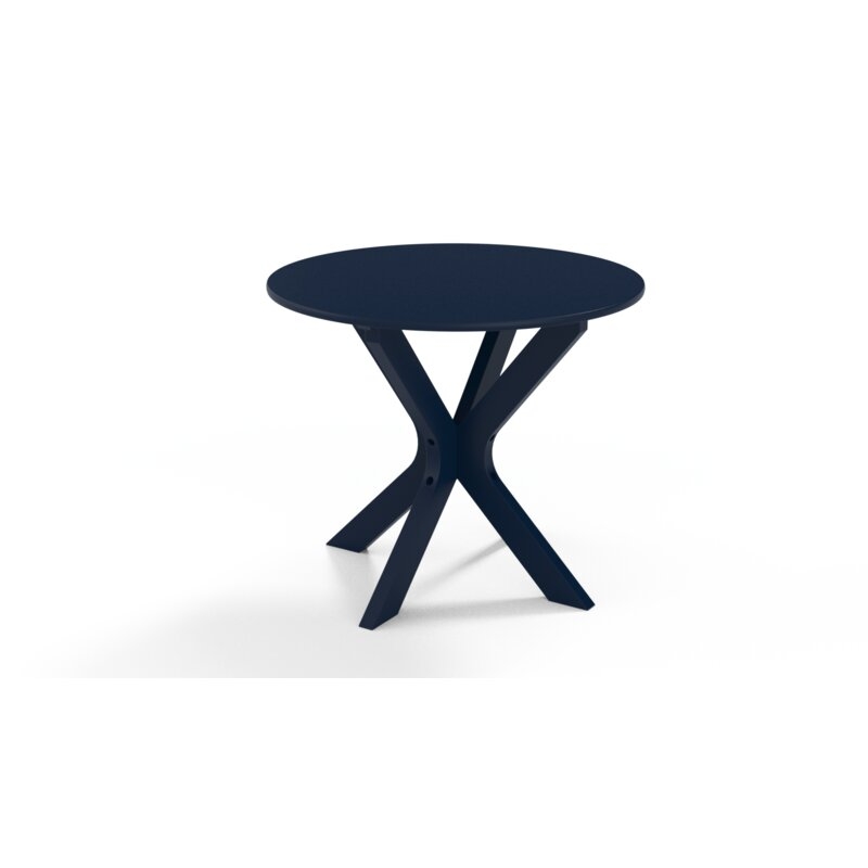 Telescope Casual Wexler Plastic Side Table Color: Navy - Image 0