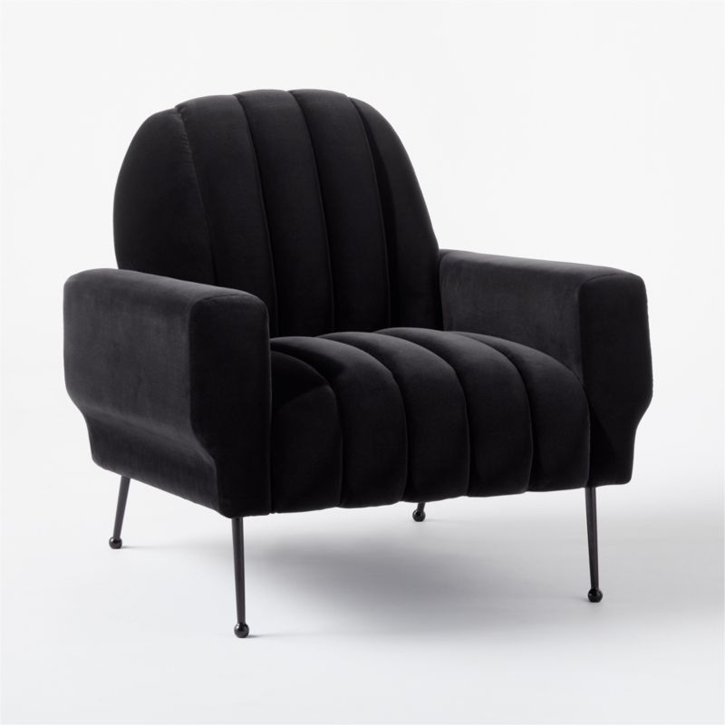 Ardis Black Chair - Image 2