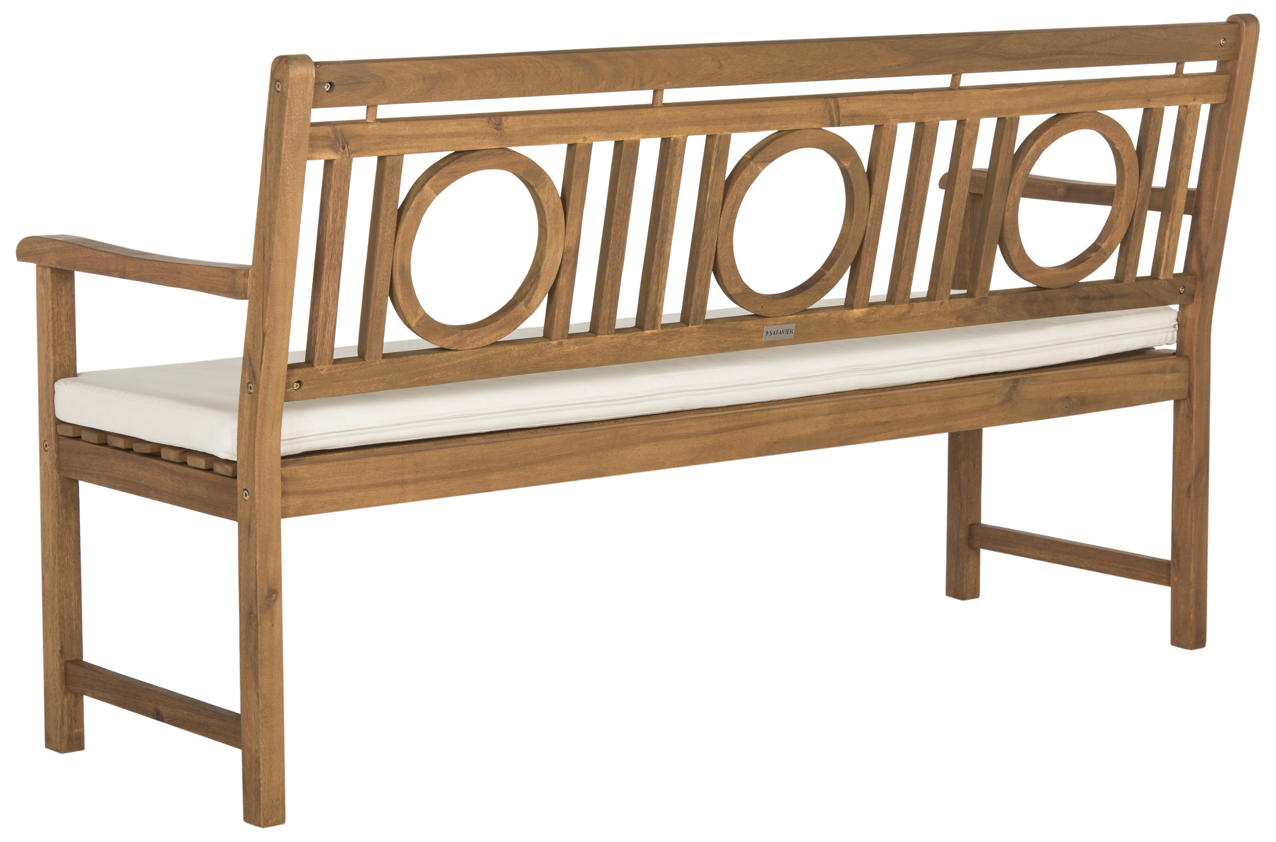 Montclair 3 Seat Bench - Natural/Beige - Arlo Home - Image 2