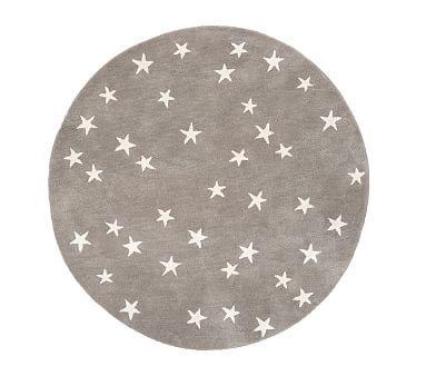 Starry Skies Round Rug, 5 Ft Round, Blush - Image 5