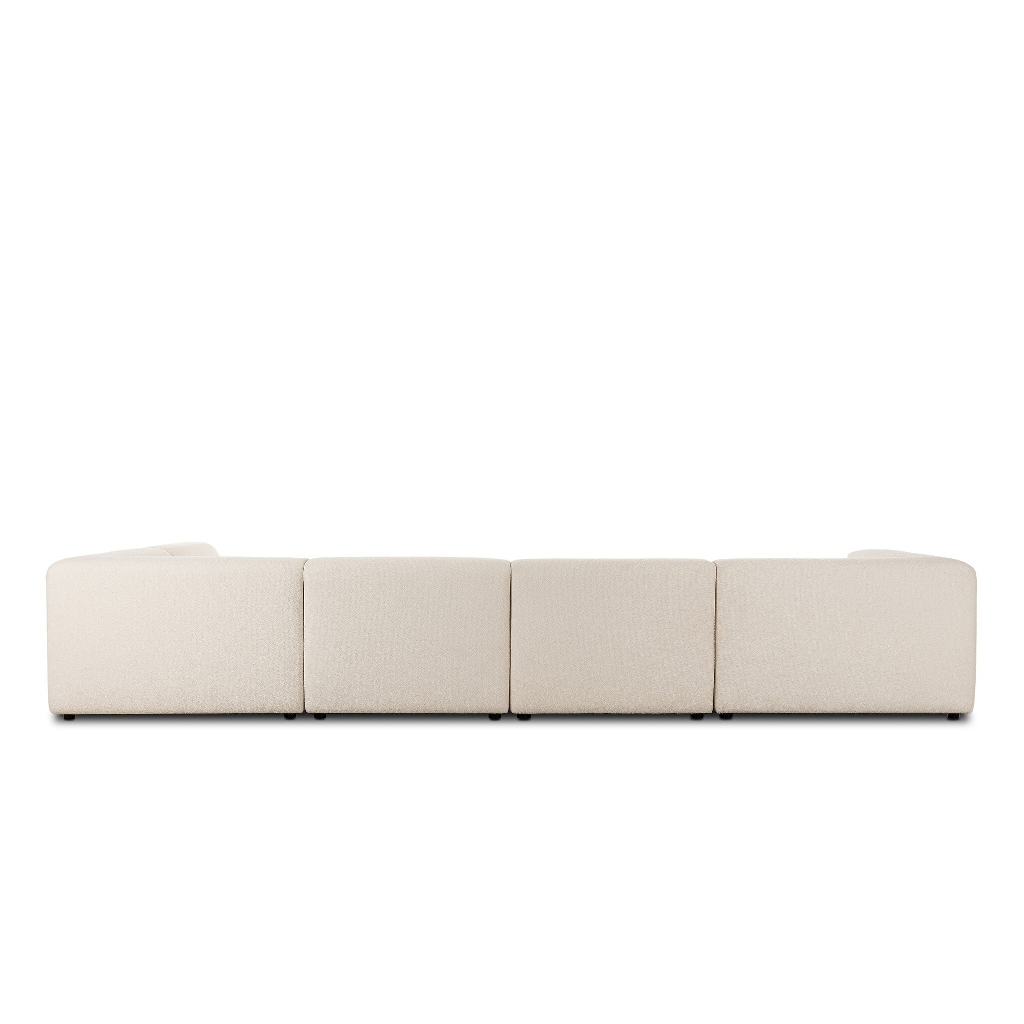 Lawndale 5-Piece Sectional + Chaise - Fayette Cloud - Image 4
