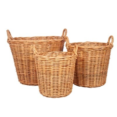 Round Basket, Set Of 3 - Image 0