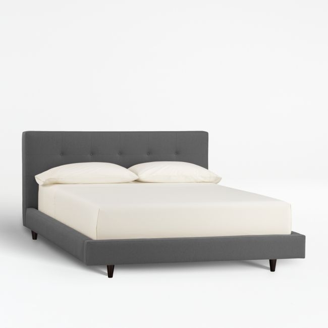 Tate Queen Upholstered Bed 38" - Image 0