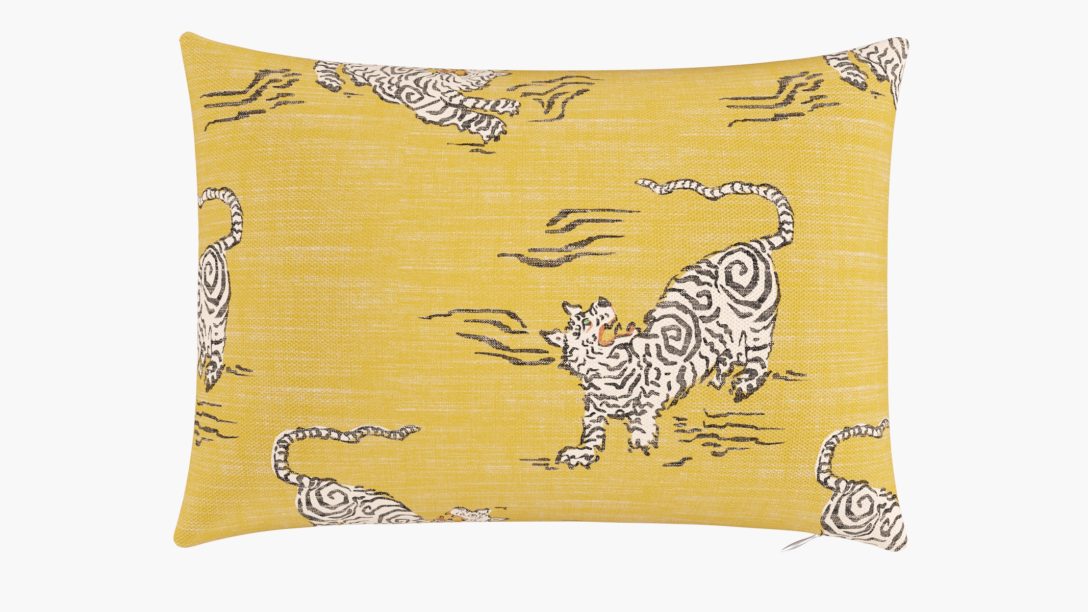 Throw Pillow 14" x 20", Dijon Tigresse, 14" x 20" - Image 0