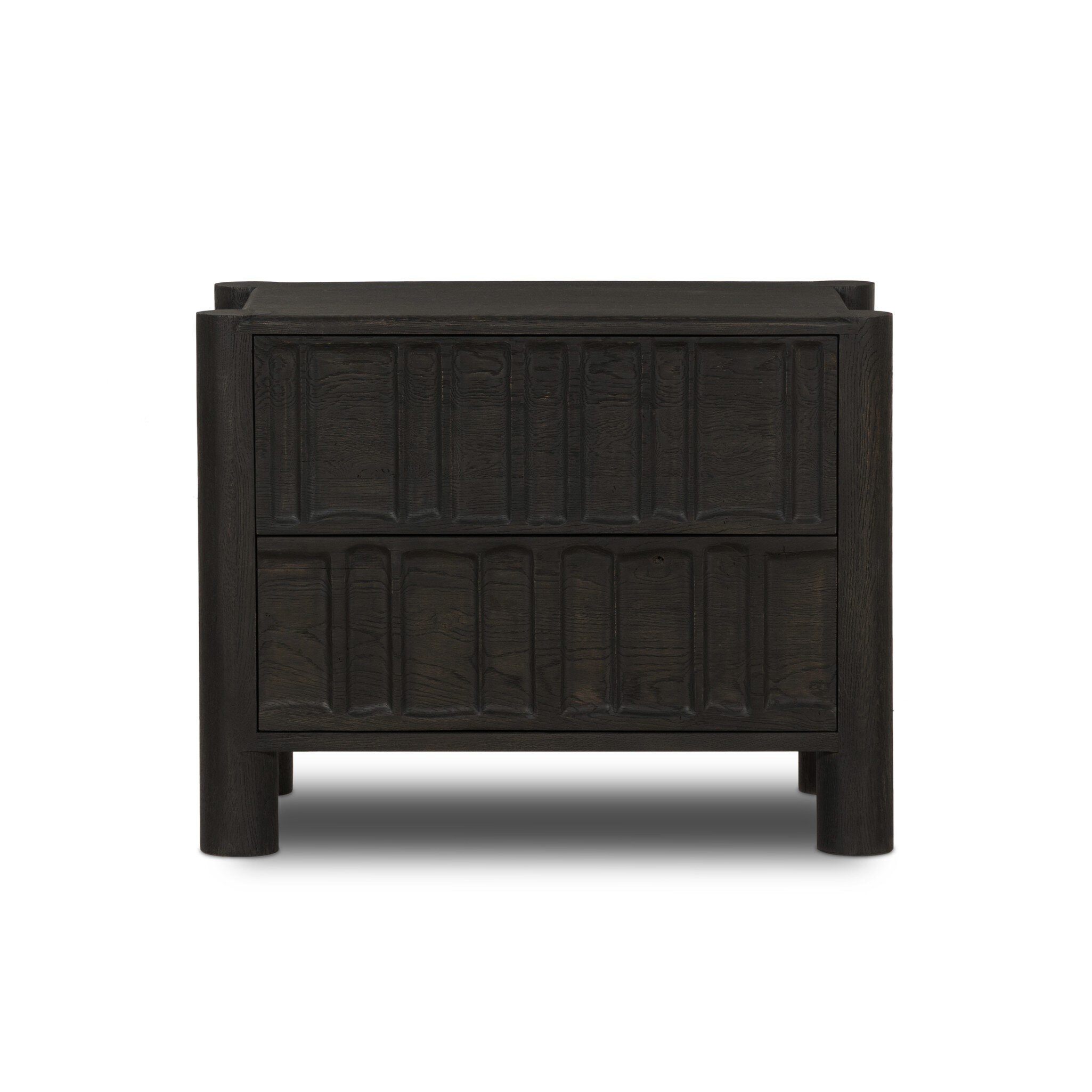 Ezri Nightstand - Black Oak - Image 0