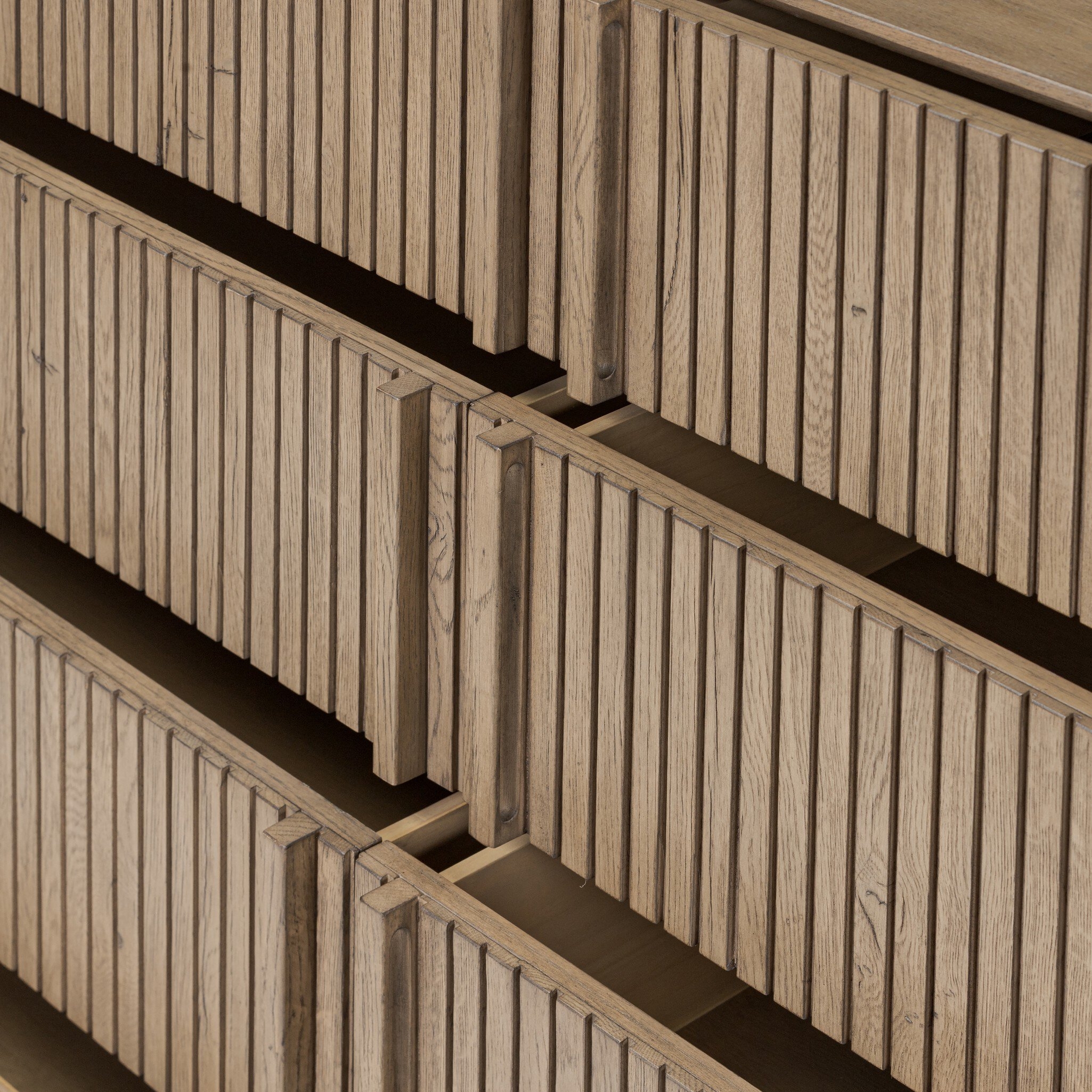 Leo 8 Drawer Dresser - Rustic Grey - Image 13