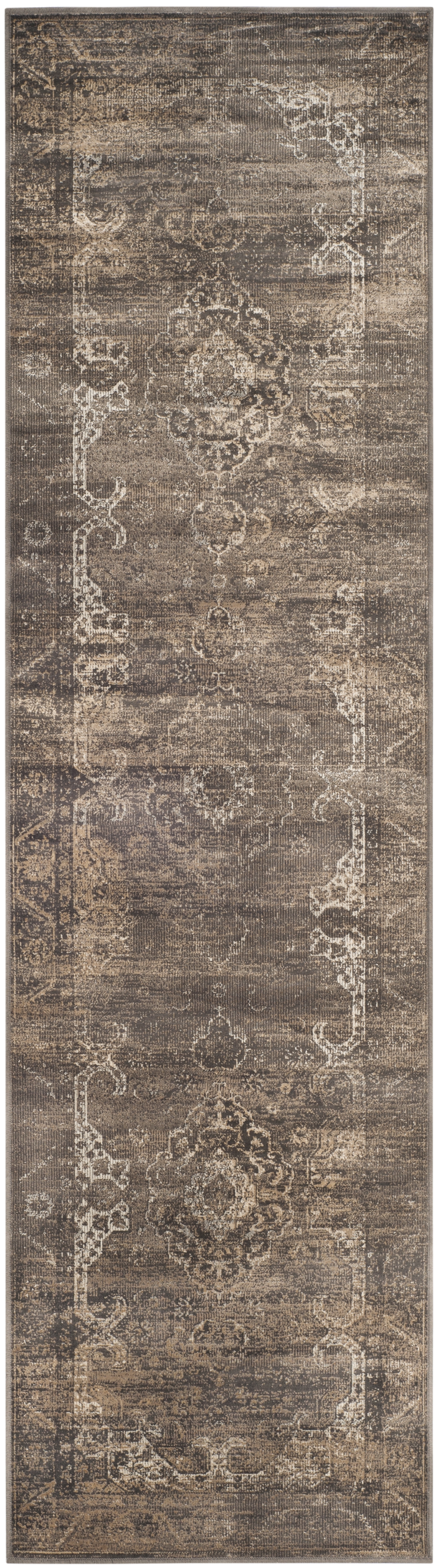 Arlo Home Woven Area Rug, VTG137-3330, Soft Anthracite,  2' 2" X 8' - Image 0