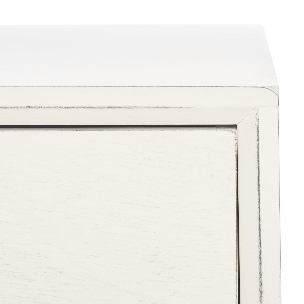 Remy 1 Drawer Writing  Desk - Distressed White - Safavieh - Image 2