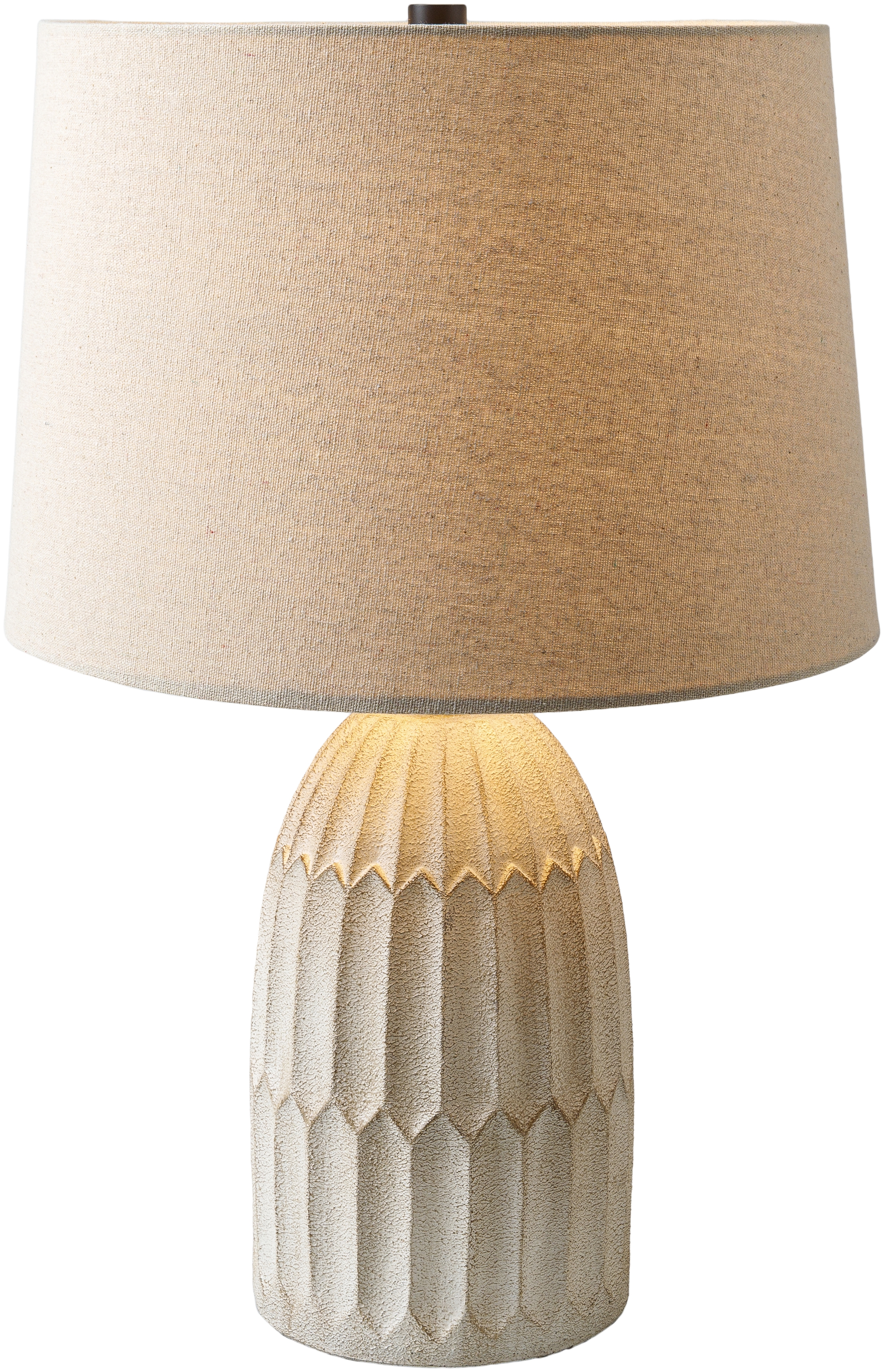 Sines White Painted 23"H x 15"W x 15"D Accent Table Lamp - Image 0