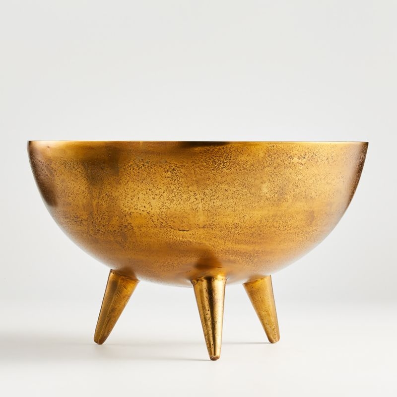 Picardy Brass Footed Bowl - Image 2