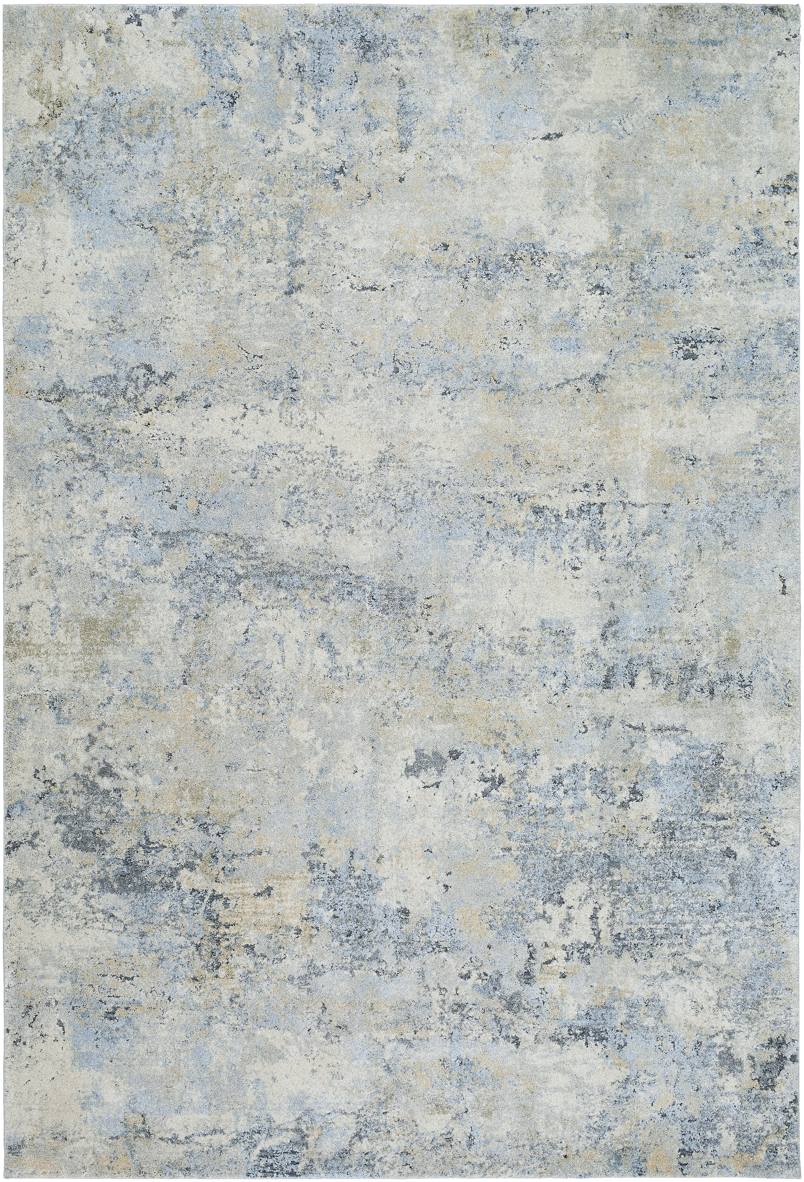 Avellino Gray Indoor 5'3" x 7' Machine Woven Rug - Image 0