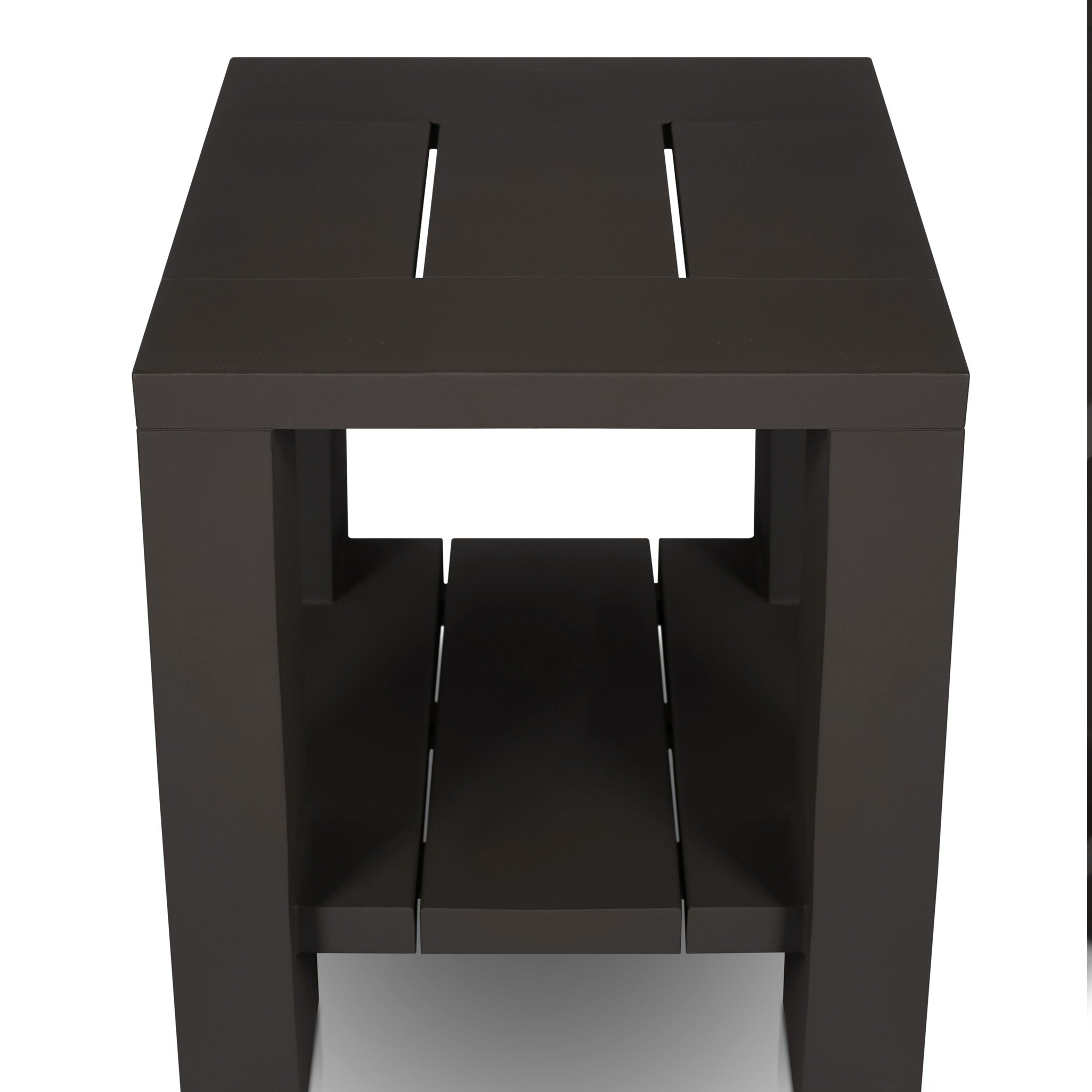 Roca Outdoor Metal End Table - Bronze - Image 5