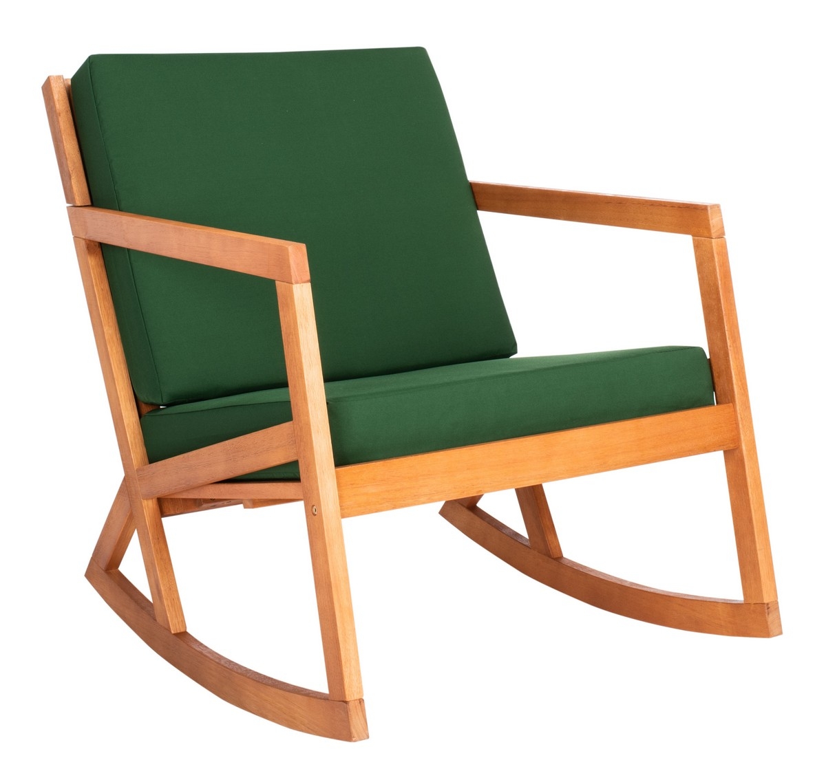 Vernon Rocking Chair - Natural/Green - Safavieh - Image 5
