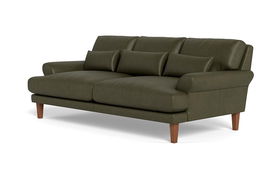 Maxwell Leather Loveseat by Apartment Therapy - Image 2