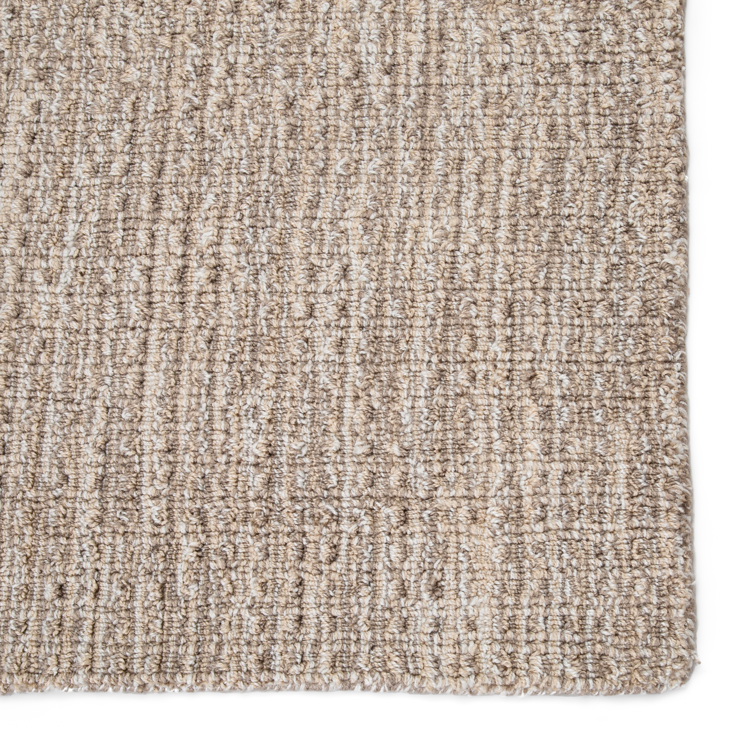 Jardin Indoor/ Outdoor Solid Gray/ White Area Rug (5'X8') - Image 3