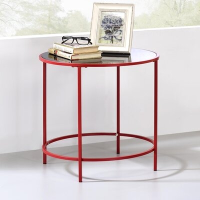 Enise Glass Top End Table - Image 0
