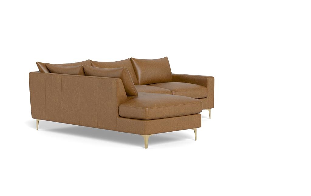 Sloan Leather 3-Seat Left Bumper Sectional - Image 1