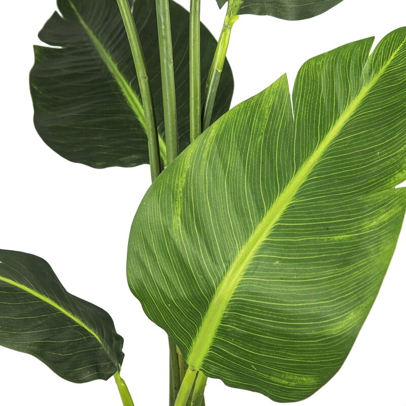 Artificial Banana Leaf Tree in Pot, 60" - Image 3