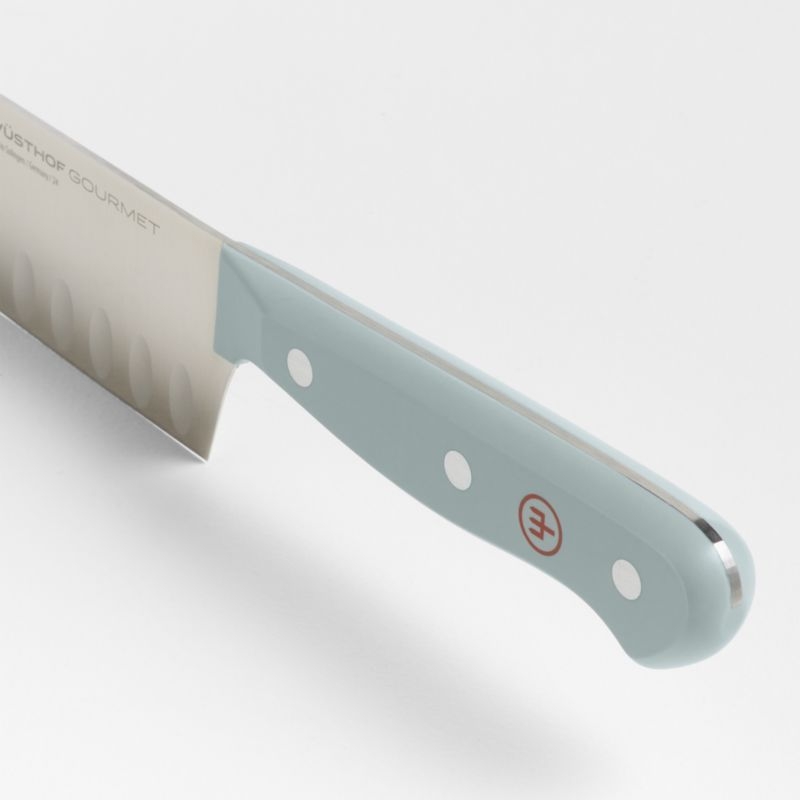 Wusthof ® Gourmet Blue 7" Santoku Knife - Image 1