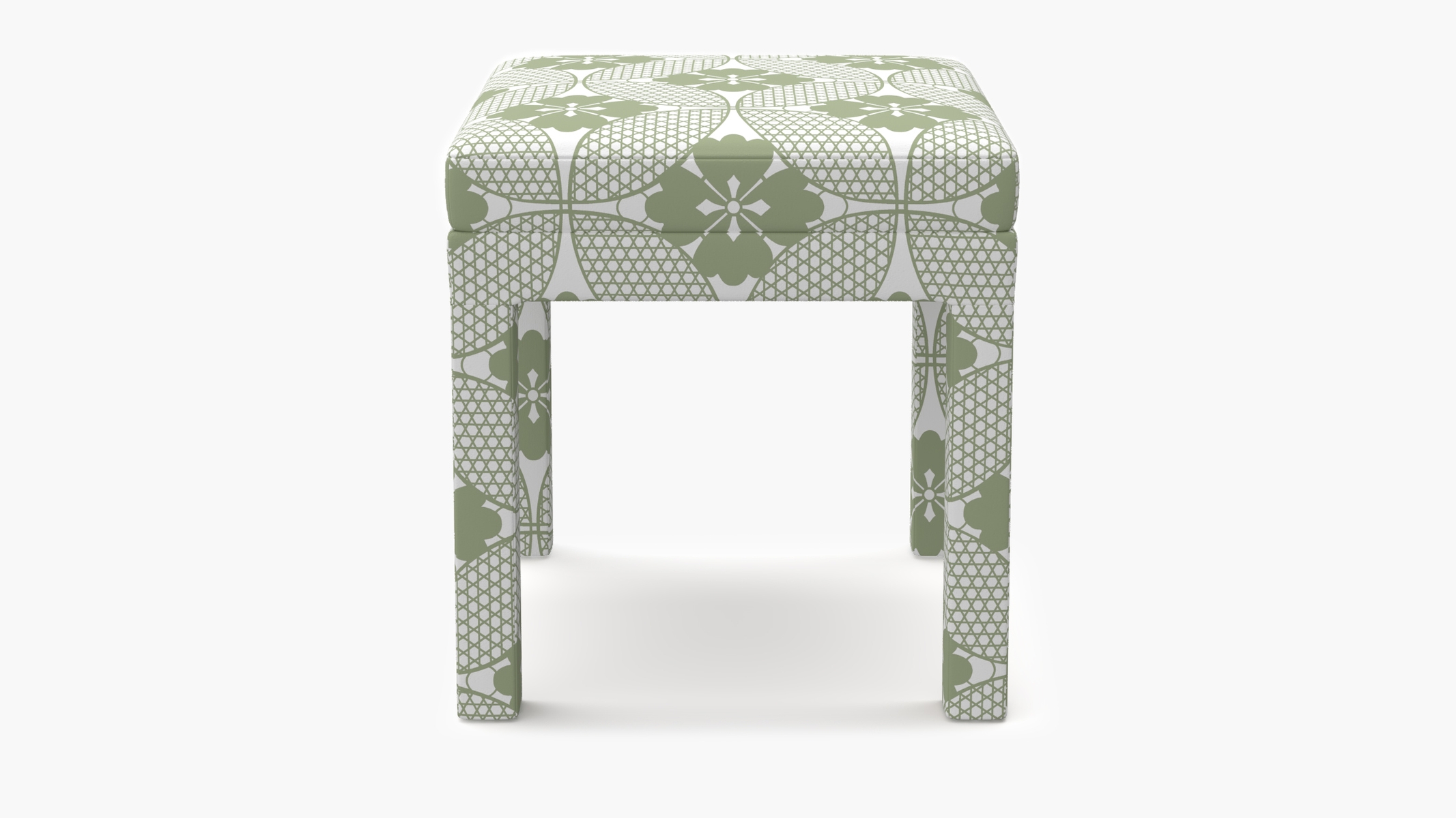 Parsons Ottoman, Sage Solaire - Image 0