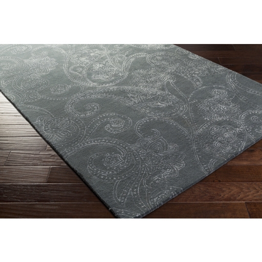 Modern Classics II Green Indoor 2'6" x 8' Handmade Rug - Image 1