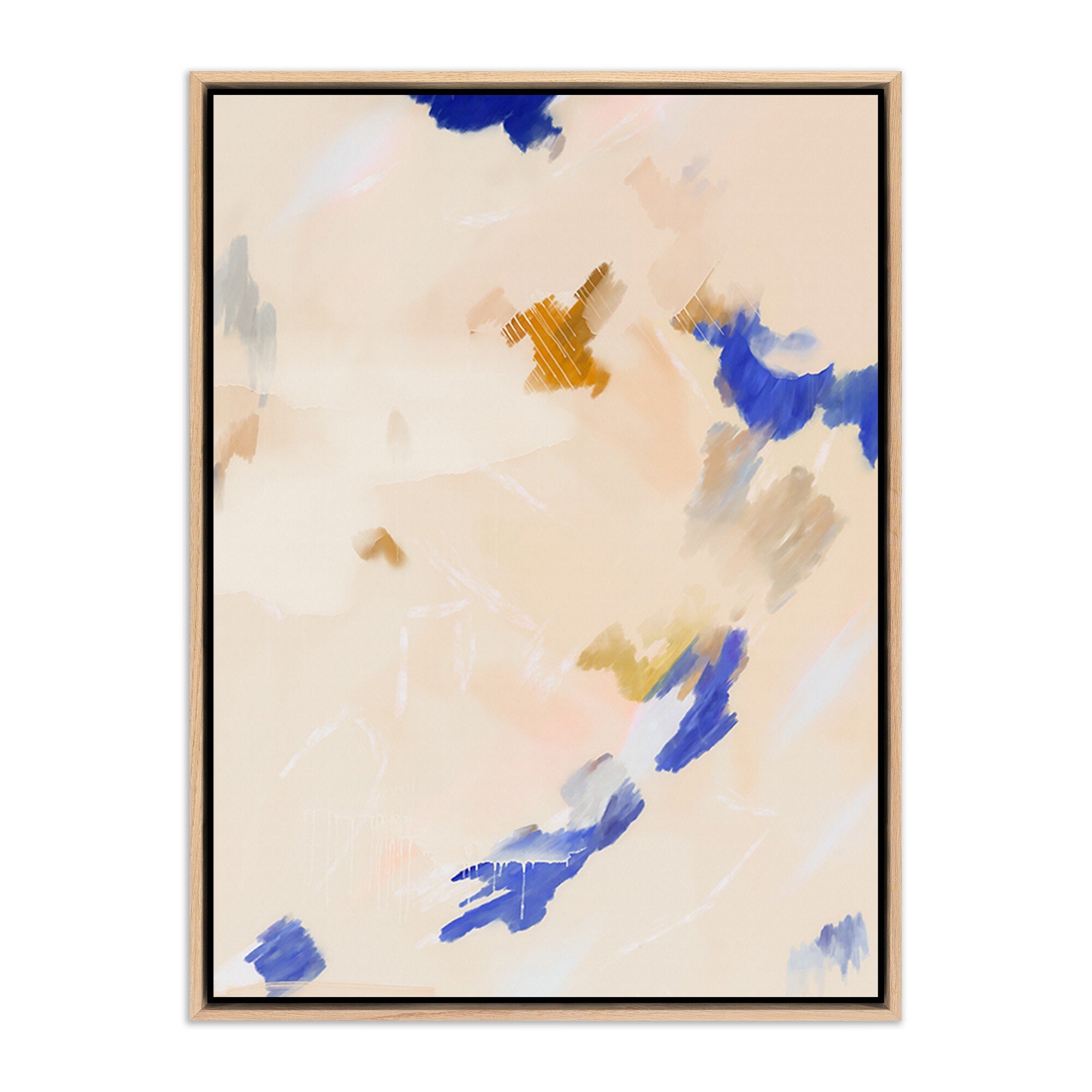 Unfolding No 2 by Patricia Vargas - Vertical Grain White Oak Floater - Image 0