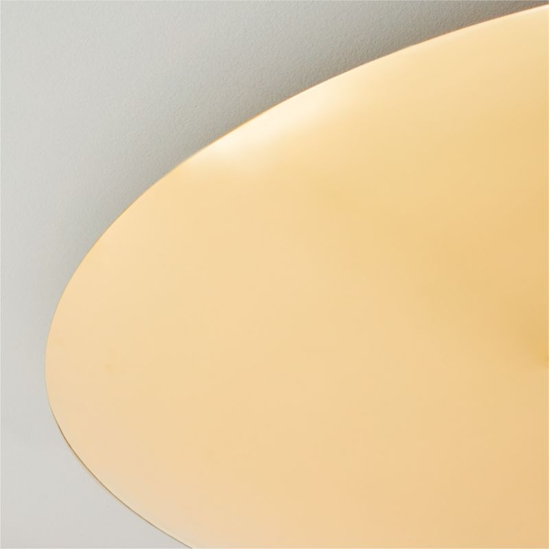 Auden Polished Brass Flush Mount Light 30" - Image 2